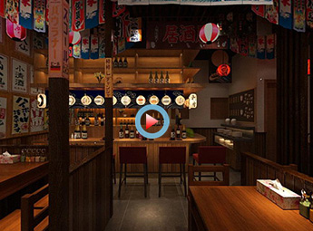 江干區(qū)居酒屋設計裝修全景案例